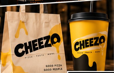 CHEEZO Paper Bag und Becher