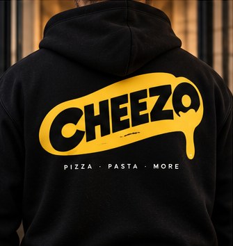 Schwarzer CHEEZO Hoodie